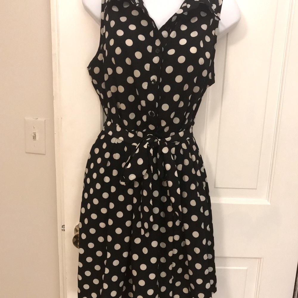 Flory polka dot dress
